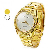 Zlaté náramkové hodinky Diamond Dial Gold