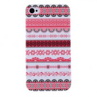 Ochranné pouzdro pro iPhone 4/4S - květinové kroužky