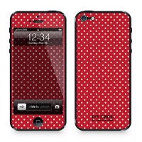 Da Code ™ elegantní ochranné pouzdro pro iPhone 4/4S - bílé tečky